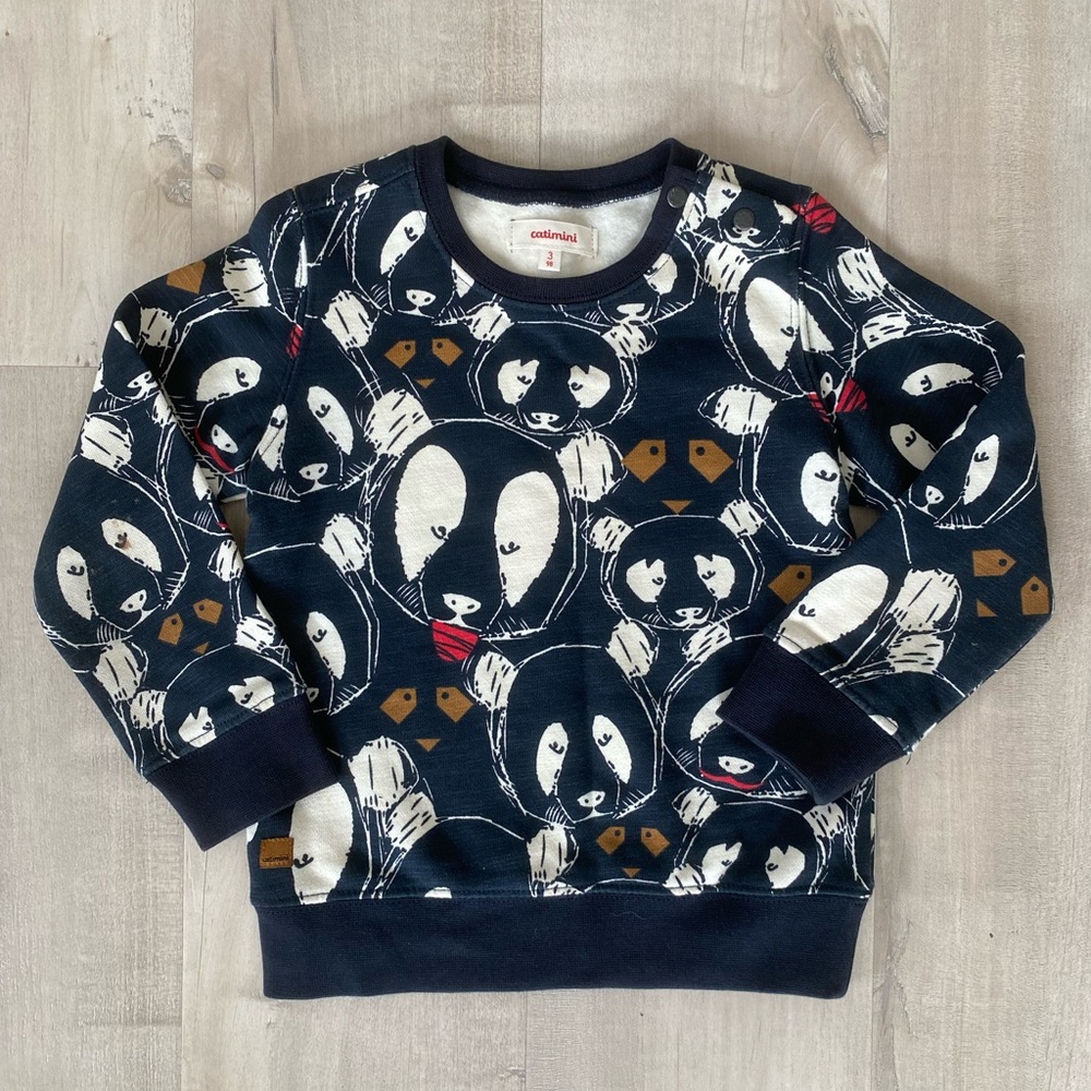 Catimini Animal Print Sweatshirt